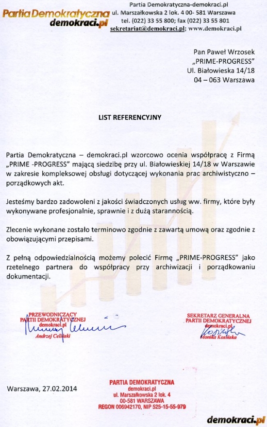 Archiwizacja dokumentów